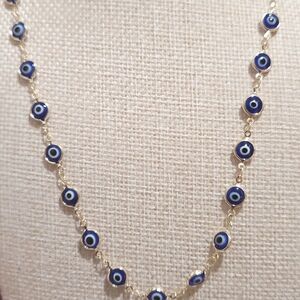 Blue Evil Eye Necklace